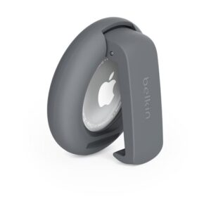 Carcasa protectora para etiqueta Bluetooth antipérdida - con clip - gris oscuro - Image 2